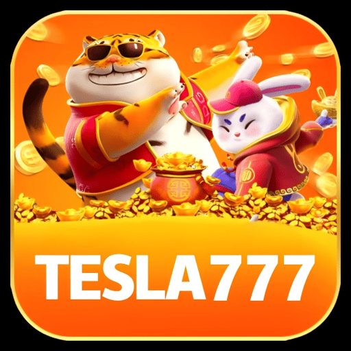 Imagem promocional da TESLA777 mostrando a plataforma e suas vantagens